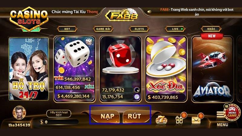 Cổng game slot nhiều khuyến mãi nhất